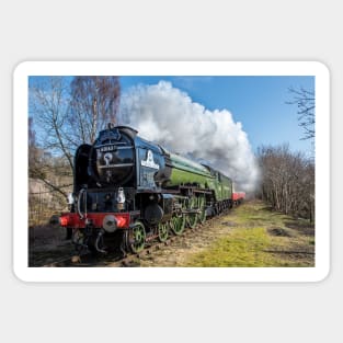 Steam Engine Tornado Sticker